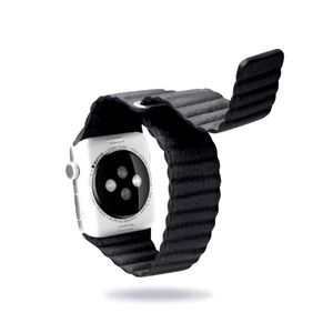 MoKo Black Textured iWatch Replacement Bands, 38mm